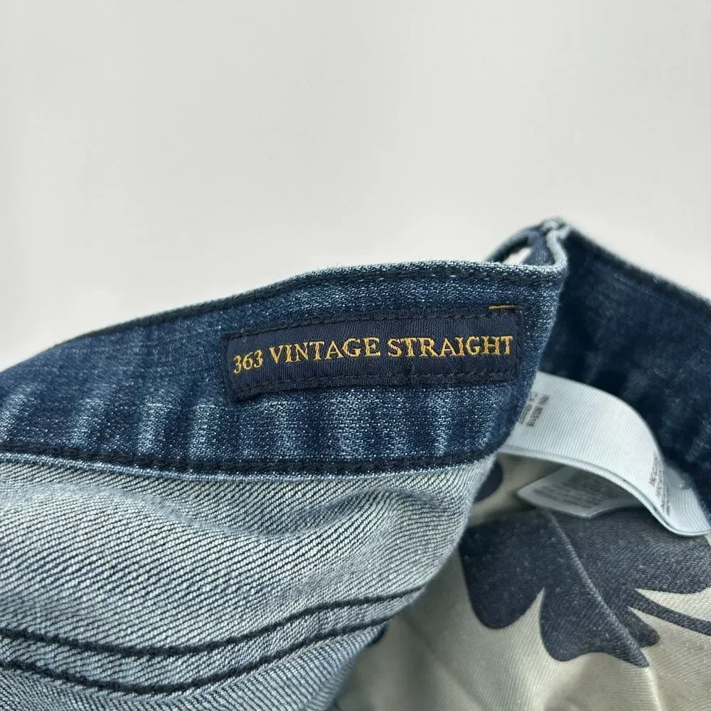 LUCKY BRAND Men's 363 Vintage Straight Leg Denim Blue Jeans Size 38 x 32